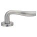 Jigtech Satin Chrome Door Handles on Round Rose - Solar Range 