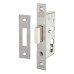 Nemef 9600 Narrow Style Euro Deadlock - 50mm Case - 35mm Backset - Satin Stainless Steel