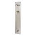 Exel D-Bar Door Pull Handle on Plate - PULL - Screw Fix - 375 x 75 x 3mm - Satin Aluminium Exel D-Bar Door Pull Handle on Plate - PULL - Screw Fix - 375 x 75 x 3mm - Satin Aluminium