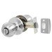 Exel Bala Hotel Mortice Door Knobset - Bathroom - 65mm Rose Diameter - Satin Chrome