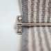 Exel Stair Rod with Plain Finials - 900mm Length - Polished Nickel