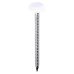 TIMCO Polymer Headed Nails - 50mm Length - White - Pack of 100