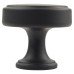 Crofts & Assinder Calgary Round Cabinet Knob - 40mm Diameter - Matt Black