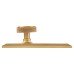 Hampstead Miller Knurled Mortice Door Knob on Backplate - Latch - 205 x 52mm - Satin Brass