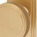 Hampstead Miller Knurled Mortice Door Knob on Backplate - Latch - 205 x 52mm - Satin Brass