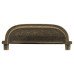 Exel Walton Cabinet Cup Handle - 76mm Centres - Antique Brass