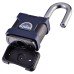 Squire Maximum Security Open Shackle Padlock - 65mm Body - 29 x 29mm Shackle - Blue
