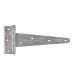 Heavy Duty Gate/Door Tee Hinge - 350 x 40mm - Galvanised - Pair