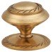 Exel Budget Georgian Round Cabinet Knob - 35mm Diameter - Polished Brass