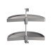 Emuca 1/2 Tray Carousel Set - Cabinet Width 800mm - Grey Plastic