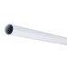Rothley 19mm Round Steel Hanging Rail Tube - 2438mm Length - White
