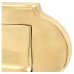 Victorian Shaped Letter Plate - 277 x 77mm - Polished Brass