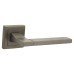 Exel Gun Metal Door Handles on Square Rose - Dita Range 
