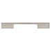 Exel 8mm Slim D-Bar Cabinet Pull Handle - 224mm Centres - Satin Nickel