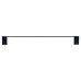 Exel Designer Square Towel Rail - 600 x 65 x 26mm - Matt Black