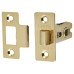 Exel Tubular Latch Pack - 57mm Backset - 3 x Fire Rated Button Tip Hinges - Polished Brass
