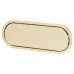 Exel Eccles Oval Flush Cabinet Pull Handle - 117 x 47mm - Satin Brass