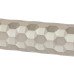 Exel Satin Nickel Honeycomb Door Handles on Round Rose - Cara Range 