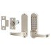 Codelocks CL515 Push Button Code Lock and Latch - Code Free Option - Stainless Steel