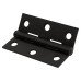 Exel Steel Grade 7 Butt Fire Door Hinge - 75 x 50 x 2mm - Matt Black - Pair