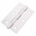 Loose Pin Steel Butt Door Hinge - 75 x 50mm - White - Pair