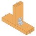 Simpson Strong Tie Reinforced Angle Bracket - 90 x 48 x 76mm Simpson Strong Tie Reinforced Angle Bracket - 90 x 48 x 76mm