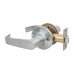 Exel Satin Chrome Return to Door Hotel Passage Door Handles on Round Rose Set