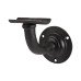 Olde Forge Heavy Duty Handrail Bracket - 83mm Projection - Black Antique Iron
