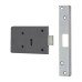Fire Brigade FB2 Rim Deadlock - 110mm Case - 45mm Backset - Left Hand - Silver Fire Brigade FB2 Rim Deadlock - 110mm Case - 45mm Backset - Left Hand - Silver