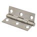 Pressed Butt Door Hinge - 51 x 35 x 1mm - Satin Stainless Steel - Pair