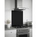 Self Adhesive Glass Kitchen Splashback - 750 x 600mm - Black Sparkle Self Adhesive Glass Kitchen Splashback - 750 x 600mm - Black Sparkle