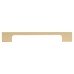 Exel Bibury 8mm Slim D-Bar Cabinet Pull Handle - 192mm Centres - Satin Brass