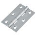 Exel Budget Rope Edge Latch Door Handle Kit - Short Plate - Polished Chrome