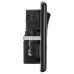 Knightsbridge 13A 2 Gang Round Edge Type A/C 45W USB Socket with 2 x USB - 2.25A - Matt Black/Black