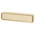 Exel Frome Rectangular Flush Cabinet Pull Handle - 99 x 24mm - Satin Brass