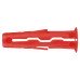 Rawlplug UNO Universal Wall Plug - 6 x 28mm - Red - Jar of 1000 Plugs