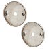 Exel Rose Set for 25mm Door Pull Handles - 52 x 6mm - Satin Stainless Steel