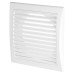 Awenta Luna Plastic Fixed Blade Wall Grille with Anti-Insect Net - 6