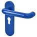 Hoppe AR600/23 Cobalt Blue Nylon Steel Core Euro Lock Door Handle - 47.6mm c/c - Paris Range Hoppe AR600/23 Cobalt Blue Nylon Steel Core Euro Lock Door Handle - 47.6mm c/c - Paris Range