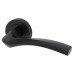 Serozzetta by Carlisle Brass Sines Latch Door Handle on Rose Ultimate Door Kit - Matt Black