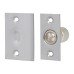 Bales Roller Ball Catch - 25 x 54mm Faceplate - Satin Chrome Plated