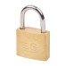 Sterling Contract Padlock - 20mm Body - 12 x 10mm Shackle - Brass Sterling Contract Padlock - 20mm Body - 12 x 10mm Shackle - Brass