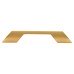 Hampstead Scorpio 10mm Slim D-Bar Cabinet Pull Handle - 160mm Centres - Satin Brass