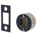 Exel Quick Latch Tubular Bathroom Deadbolt - 71mm Case - 57mm Backset - Round - Matt Black