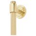Hampstead Thick Lines T-Bar Door Pull Handle on Rose - Screw Fix - 300mm Centres - Satin Brass Hampstead Thick Lines T-Bar Door Pull Handle on Rose - Screw Fix - 300mm Centres - Satin Brass