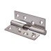 Rising Butt Door Hinge - 102 x 76 x 3mm - Right Hand - Polished Stainless Steel - Pair