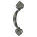 Olde Forge Gothic D-Bar Cabinet Pull Handle - 110mm Centres - Pewter Olde Forge Gothic D-Bar Cabinet Pull Handle - 110mm Centres - Pewter