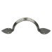 Olde Forge Gothic D-Bar Cabinet Pull Handle - 110mm Centres - Pewter