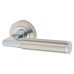 Serozzetta by Carlisle Brass Belas Latch Door Handle on Rose Ultimate Door Kit - Nickel/Chrome