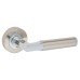Serozzetta by Carlisle Brass Belas Latch Door Handle on Rose Ultimate Door Kit - Nickel/Chrome